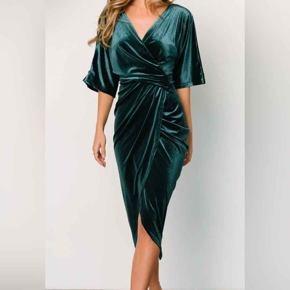 Jade Velvet dress